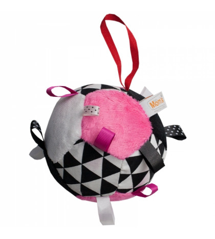 Hencz Toys Plyšový farebný balónik - ružová