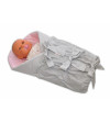 Baby Nellys® Zavinovačka Safety 75x75 cm - motýlci růžoví, K19