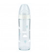 NUK Sklenená dojčenská fľaša NUK New Classic 240 ml white
