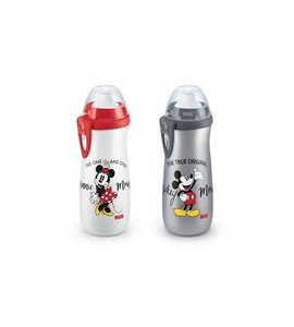 NUK Detská fľaša NUK Sports Cup Disney Cool Mickey 450 ml grey
