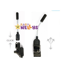 Baby Nellys® Slnečník, dáždnik do kočíka Baby Nellys ® - amarant