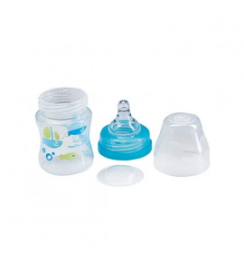 BabyOno Antikoliková fľaštička so širokým hrdlom 120ml, BabyOno - matová