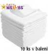 Baby Nellys® Kvalitné bavlnené plienky - TETRA LUX 80x80cm, 10 ks v bal.