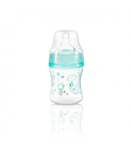 BabyOno Antikoliková fľaštička so širokým hrdlom 120ml, BabyOno - matová