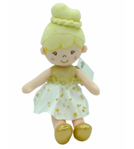 TULILO Handrová bábika Soňa, Tulilo, 30 cm - žltá