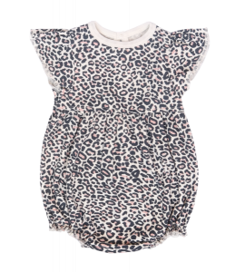 Mamatti Body s nohavičkami Gepardík, biele vzorované, veľ. 74