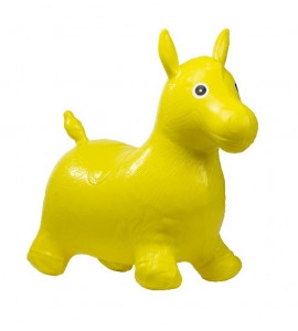 Tulimi Skákacie gumové zvieratko - Koník, žltý