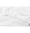 Sensillo Plachta do detskej postieľky s potlačou 120x60 cm BODKY sivá