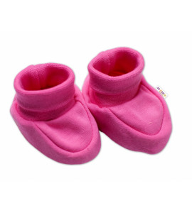 Baby Nellys Dojčenské topánočky, ponožtičky Sweet Little Princess, ružové