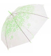 Tulimi Detský priehľadný dáždnik Kvetinka - zelený