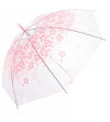 Tulimi Detský priehľadný dáždnik Kvetinka - ružový