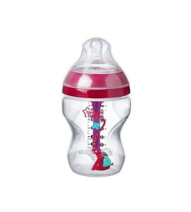 TOMMEE TIPPEE Dojčenská fľaša C2N ANTI-COLIC Girl 260ml 0m+